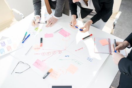 Business People Building Successful Development Strategyの写真素材