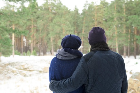 Unrecognizable Senior Coupleの写真素材