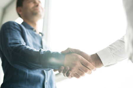 Starting new business collaborationの写真素材