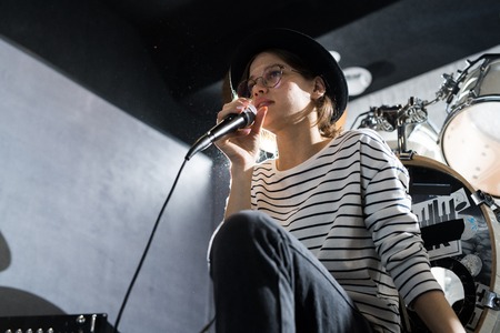 Female Singerの写真素材