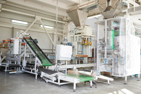 Packaging Units at Food Factoryの写真素材