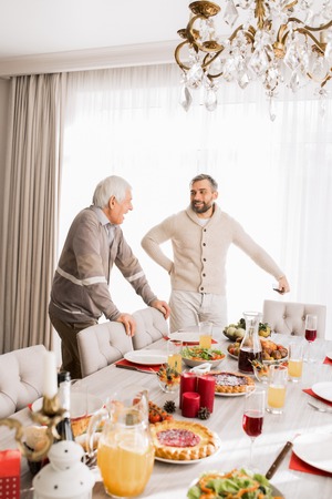 Father and Son at Home