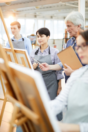 Workshop in Art Classの写真素材