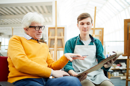 Artist in Trainingの写真素材