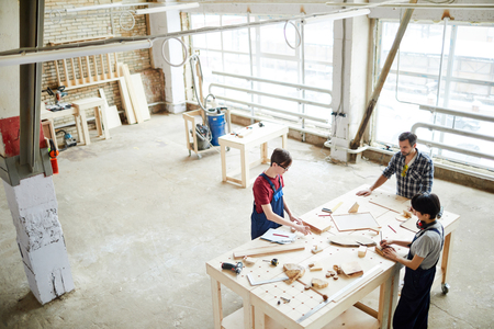 Workspace of carpentersの写真素材