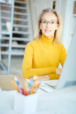 Mature Businesswoman Smilingの写真素材