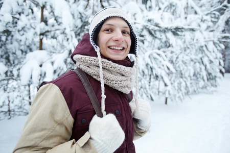 Winter Campingの写真素材