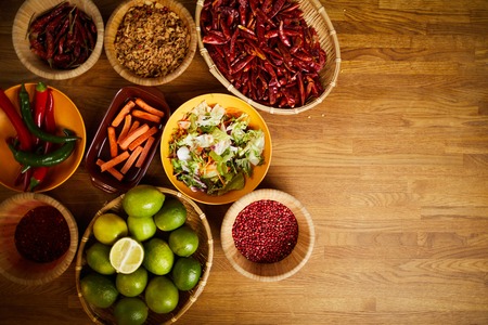 Asian Spices Backgroundの写真素材