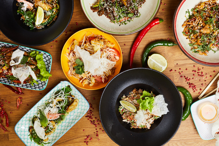 Asian Food Compositionの写真素材