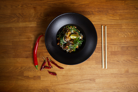 Oriental Cuisine Backgroundの写真素材