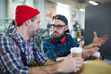 Workers on Coffee Break
