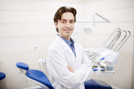 Young Dentist Posingの写真素材
