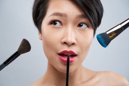 Make-up and cosmetics conceptの写真素材