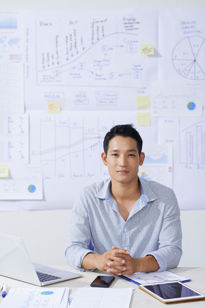 Young financial managerの写真素材