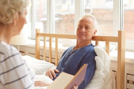 Senior Man in Recoveryの写真素材