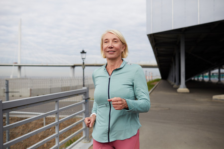 Urban joggingの写真素材