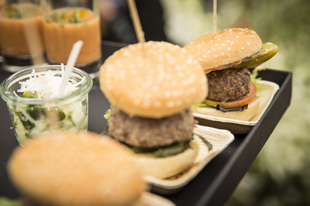 Hamburger Catering Fast Foodの写真素材