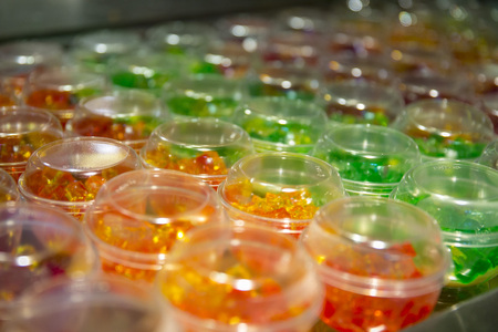 Jello and the buffet / Cateringの写真素材