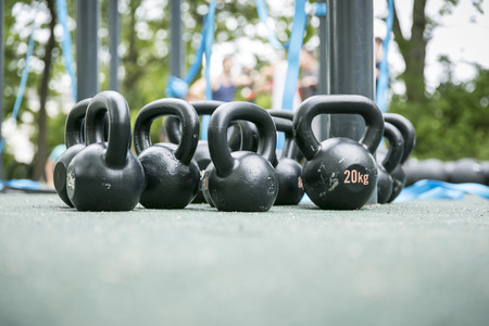 Sportketttel Kettlebell for Cross Fit and Calisthenicsの写真素材