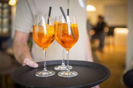 Tray with aperitif / Spritz / Catering