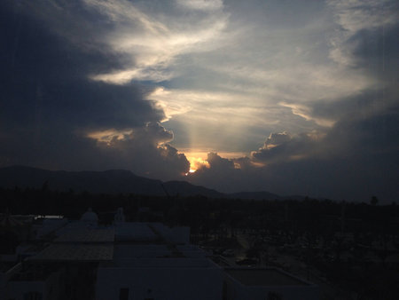 the sunset