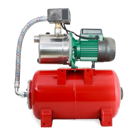New Automatic water pump with a red tankの写真素材