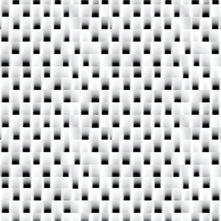Geometric abstract pattern with blurry black and white rectangles.  Graphics composition. Seamless backgroundの写真素材