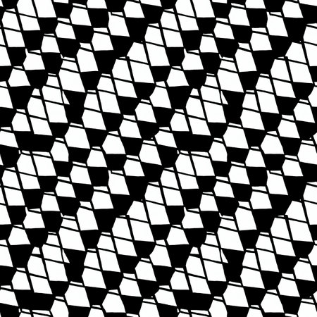 Graphic monochrome composition. Seamless background. Abstract geometric patternの写真素材