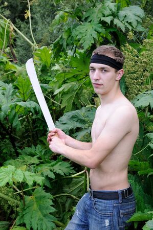 Young men portraitの写真素材