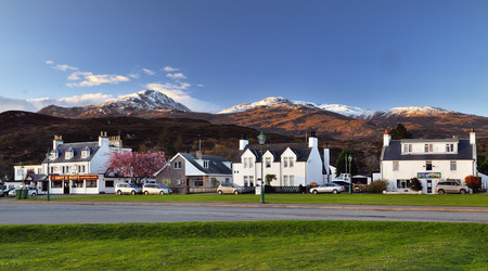 Kyleakin in the early morning, Isle of Skye, Scotlandのeditorial素材