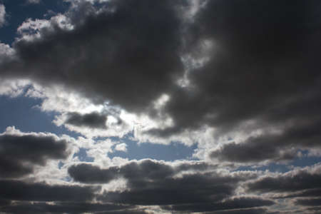 Dark cloudsの写真素材