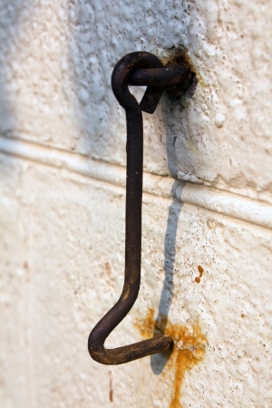 Rusty hookの写真素材