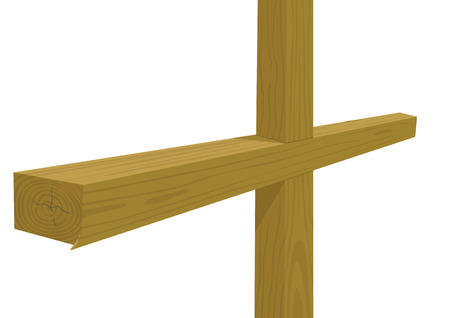 Wooden crossのイラスト素材