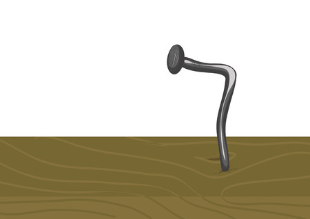 Crooked nailのイラスト素材