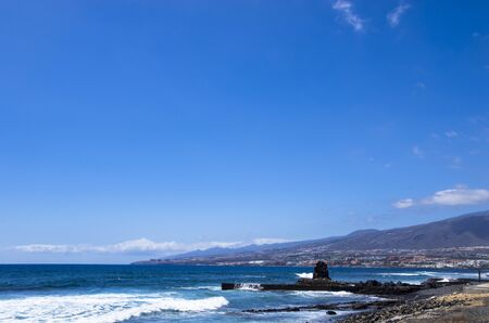 Landscape of the south coast of Tenerifeの写真素材