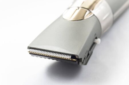 Hair clipper on a white backgroundの写真素材