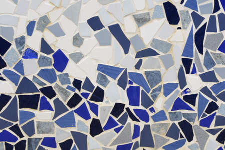 ceramic mosaic wallの写真素材