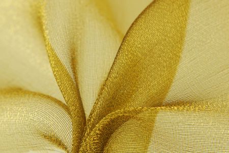 golden  organza fabric textureの写真素材
