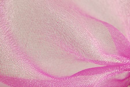 pink organza fabric texture macroの写真素材