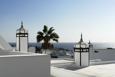 Puerto Del Carmen, Lanzarote, Canary islands, Spainの写真素材