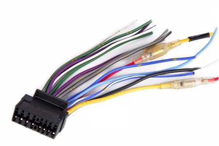 car player cd radio wiring cable isolated