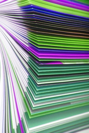 magazine paper texture macroの写真素材