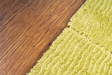Carpet On Laminate Floorの写真素材