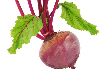 beetroot  isolated on whiteの写真素材