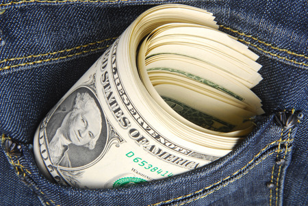 dollars in the pocket