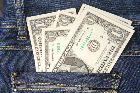 dollars in the pocket