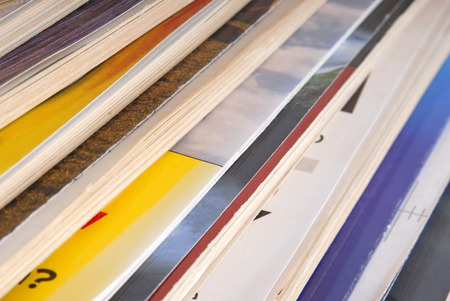 peal of magazinesの写真素材