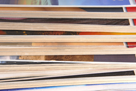 peal of magazinesの写真素材