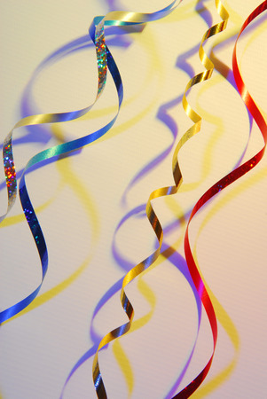 confetti serpentine ribbon の写真素材
