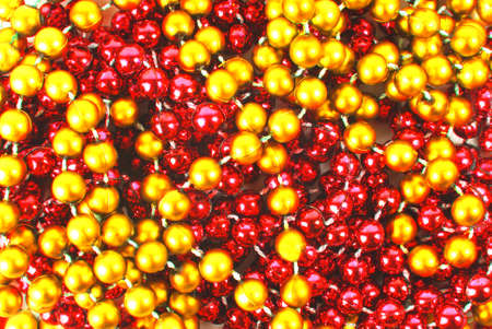 close up of the bauble garland backgroundの写真素材